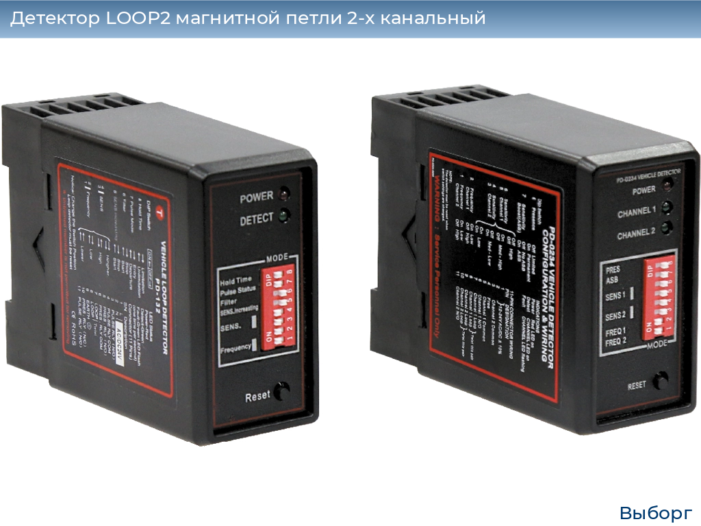 Детектор LOOP2 магнитной петли 2-x канальный, vyborg.doorhan.ru